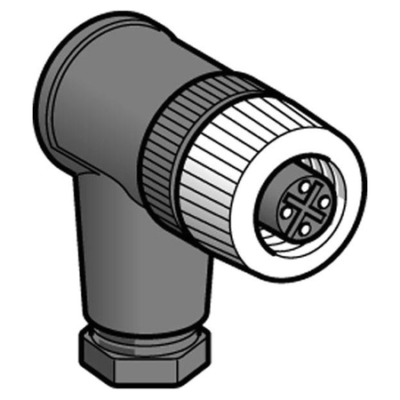М12 Коннектор XZCC12FCM40B