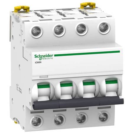 Автоматический выключатель Schneider Electric Acti9 4P 16А (B) 10кА, A9F78416