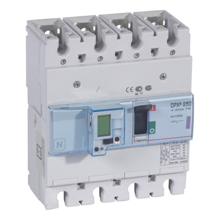Силовой автомат Legrand DPX³, 50кА, 4P, 100А, 420475