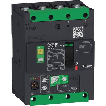 Силовой автомат Schneider Electric Compact NSX, 70кА, 4P, 100А, LV426797