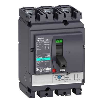 Силовой автомат Schneider Electric Compact NSX, 85кА, 3P, 25А, LV433249