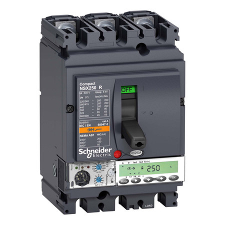 Силовой автомат Schneider Electric Compact NSX, 200кА, 3P, 100А, LV433279