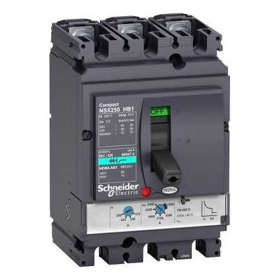 Силовой автомат Schneider Electric Compact NSX, 85кА, 3P, 125А, LV433478