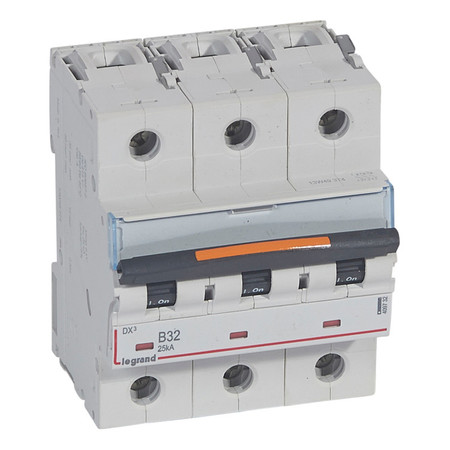 Автоматический выключатель Legrand DX³ 3P 32А (B) 25кА, 409732