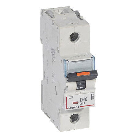 Автоматический выключатель Legrand DX³ 1P 40А (D) 25кА, 409811