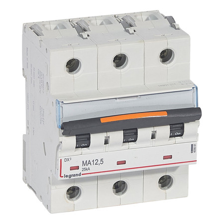 Автоматический выключатель Legrand DX³ 3P 12.5А (MA) 25кА, 409881