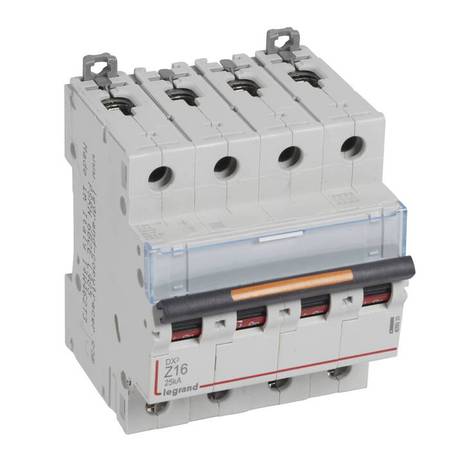 Автоматический выключатель Legrand DX³ 4P 16А (Z) 25кА, 409935