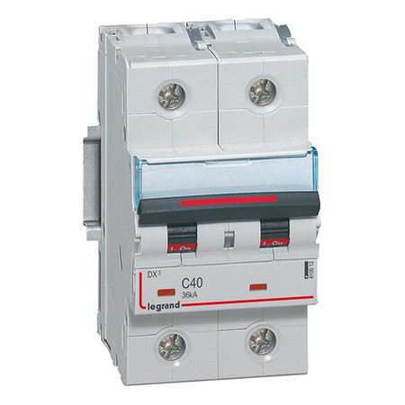 Автоматический выключатель Legrand DX³ 2P 40А (C) 36кА, 410012