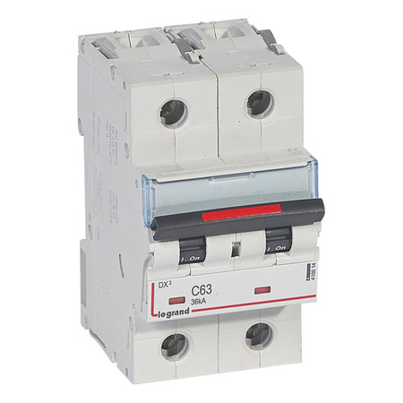 Автоматический выключатель Legrand DX³ 2P 63А (C) 36кА, 410014