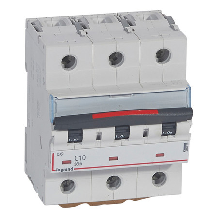 Автоматический выключатель Legrand DX³ 3P 16А (C) 36кА, 410021