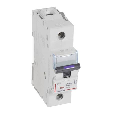 Автоматический выключатель Legrand DX³ 1P 20А (C) 50кА, 410136