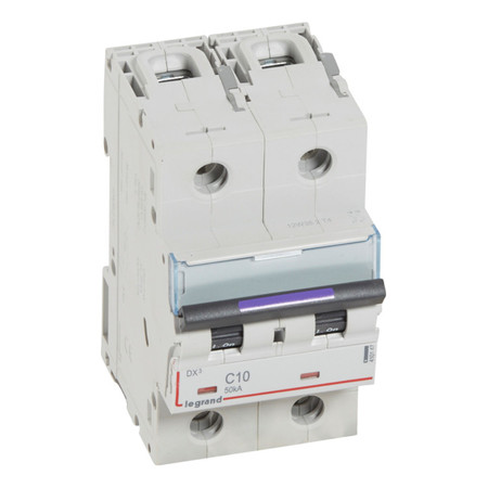 Автоматический выключатель Legrand DX³ 2P 10А (C) 50кА, 410147