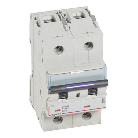 Автоматический выключатель Legrand DX³ 2P 25А (C) 50кА, 410150