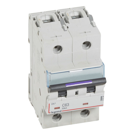 Автоматический выключатель Legrand DX³ 2P 63А (C) 50кА, 410154