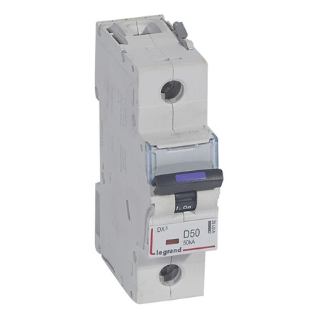 Автоматический выключатель Legrand DX³ 1P 50А (D) 50кА, 410192