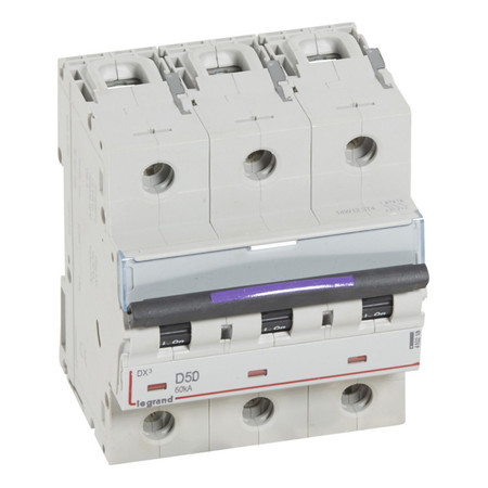 Автоматический выключатель Legrand DX³ 3P 50А (D) 50кА, 410218