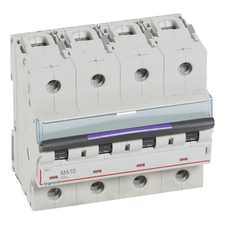 Автоматический выключатель Legrand DX³ 4P 10А (MA) 50кА, 410260