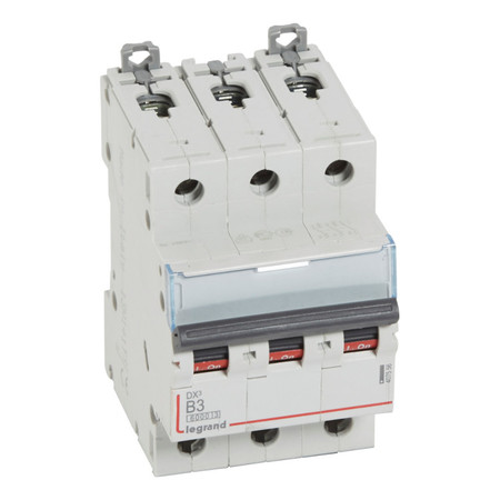 Автоматический выключатель Legrand DX³ 3P 3А (B) 6кА, 407556