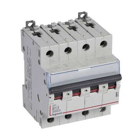 Автоматический выключатель Legrand DX³ 4P 13А (B) 6кА, 407623