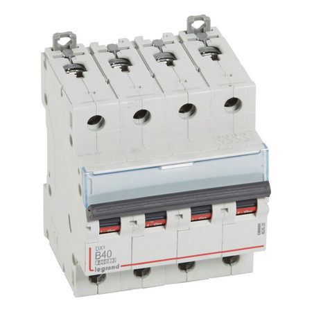 Автоматический выключатель Legrand DX³ 4P 40А (B) 6кА, 407628