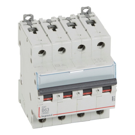 Автоматический выключатель Legrand DX³ 4P 63А (B) 6кА, 407630