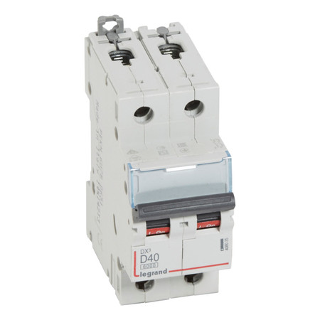 Автоматический выключатель Legrand DX³ 2P 40А (D) 6кА, 408035