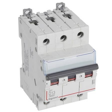 Автоматический выключатель Legrand DX³ 3P 13А (D) 6кА, 408088