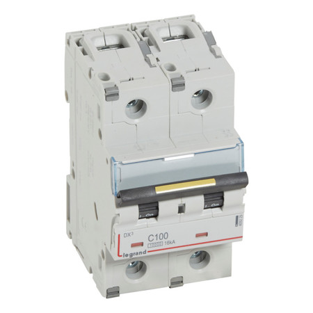 Автоматический выключатель Legrand DX³ 2P 100А (C) 10кА, 409229