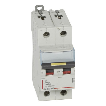 Автоматический выключатель Legrand DX³ 2P 25А (C) 16кА, 409570