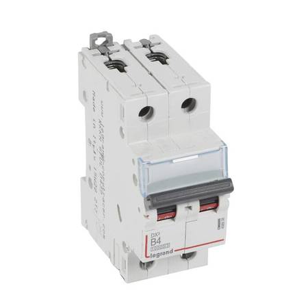 Автоматический выключатель Legrand DX³ 2P 4А (B) 16кА, 408938