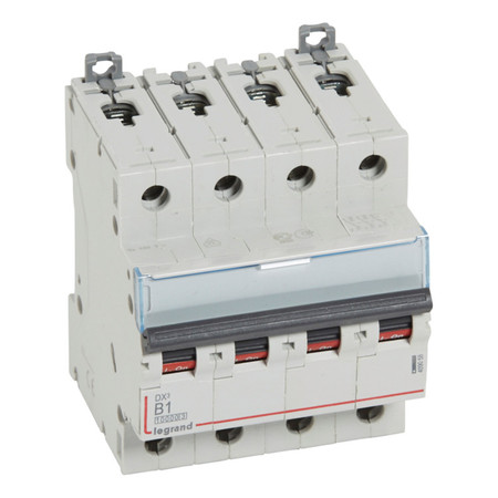 Автоматический выключатель Legrand DX³ 4P 1А (B) 16кА, 409058