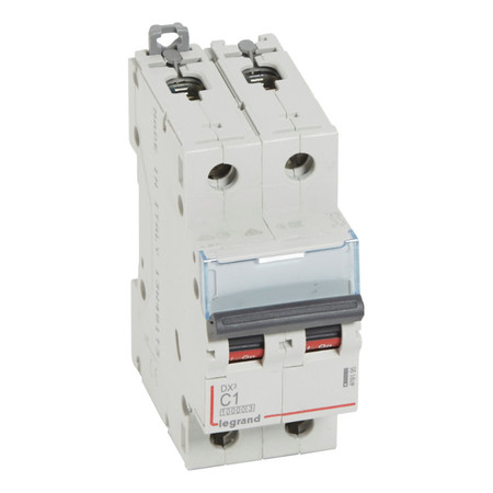 Автоматический выключатель Legrand DX³ 2P 1А (C) 16кА, 409195