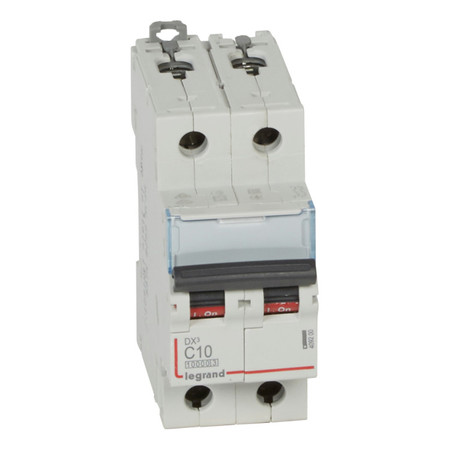 Автоматический выключатель Legrand DX³ 2P 10А (C) 16кА, 409200