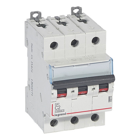 Автоматический выключатель Legrand DX³ 3P 2А (C) 16кА, 409248
