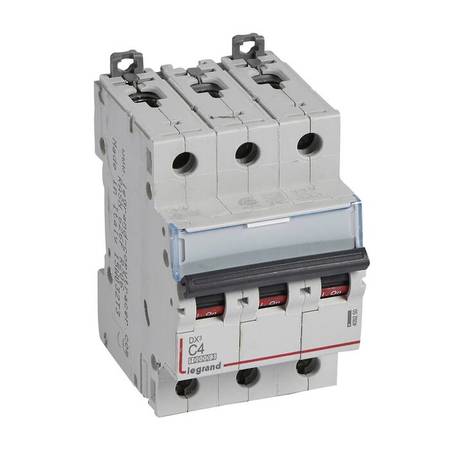 Автоматический выключатель Legrand DX³ 3P 4А (C) 16кА, 409250