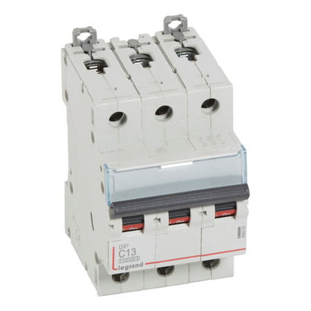 Автоматический выключатель Legrand DX³ 3P 13А (C) 16кА, 409253