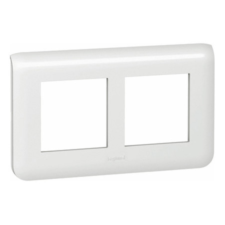 Рамка 4 модуля Legrand MOSAIC, горизонтальная, белый, 078864
