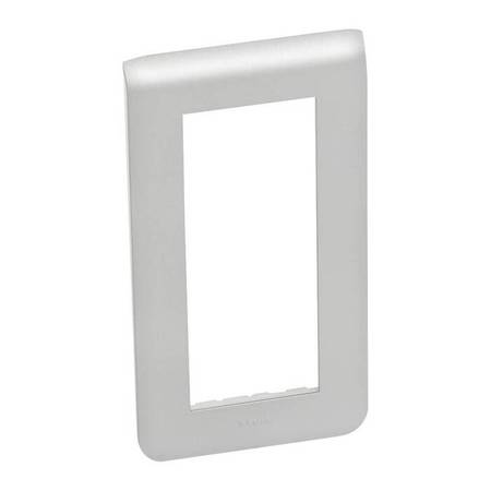 Рамка 5 модулей Legrand MOSAIC, вертикальная, алюминий, 079325