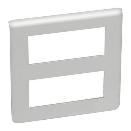 Рамка 10 модулей Legrand MOSAIC, вертикальная, алюминий, 079330