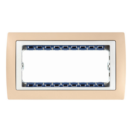 Рамка 8 модулей Simon SIMON 82, горизонтальная, слоновая кость, 82681-31