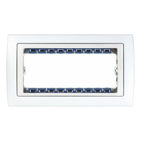 Рамка 8 модулей Simon SIMON 82, горизонтальная, белый, 82680-30