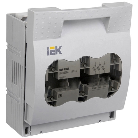 Рубильник с предохранителем IEK ПВР 630А 3P, 3, SRP-40-3-630