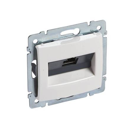 Розетка компьютерная RJ45 Cat.5 Legrand VALENA, белый, 770072