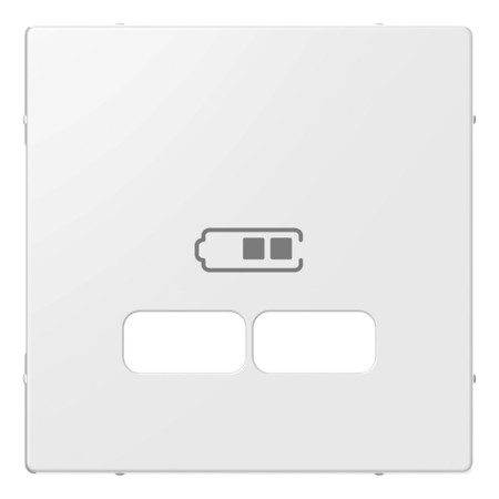 Накладка на розетку USB Schneider Electric MERTEN SYSTEM M, полярный белый, MTN4367-0319