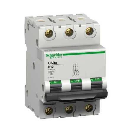 Автоматический выключатель Schneider Electric Multi9 3P 6А (D) 6кА, 24599