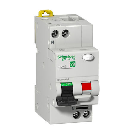 Дифавтомат Schneider Electric Multi9 1P+N 20А (C) 6кА 300мА (AC), M9D14620