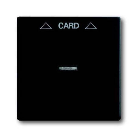 Накладка на карточный выключатель ABB, черный бархат, 1792-885, 2CKA001710A3905