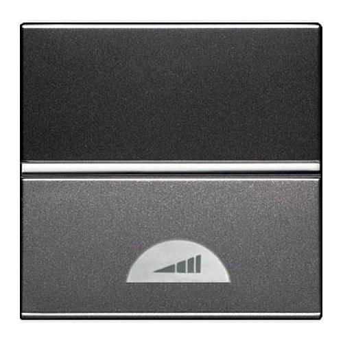 Светорегулятор-переключатель клавишный ABB ZENIT, 500 Вт, антрацит, N2260 AN, 2CLA226000N1801