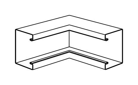 TAS+TSU110x52-Т-СЕКЦИЯ ЦВЕТ БЕЛЫЙ RAL9010, INS5550603