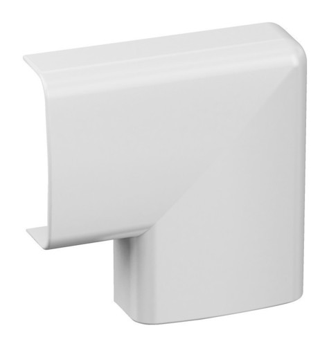 Угол плоский 12х20 OL MINI пластик белый, ISM14103